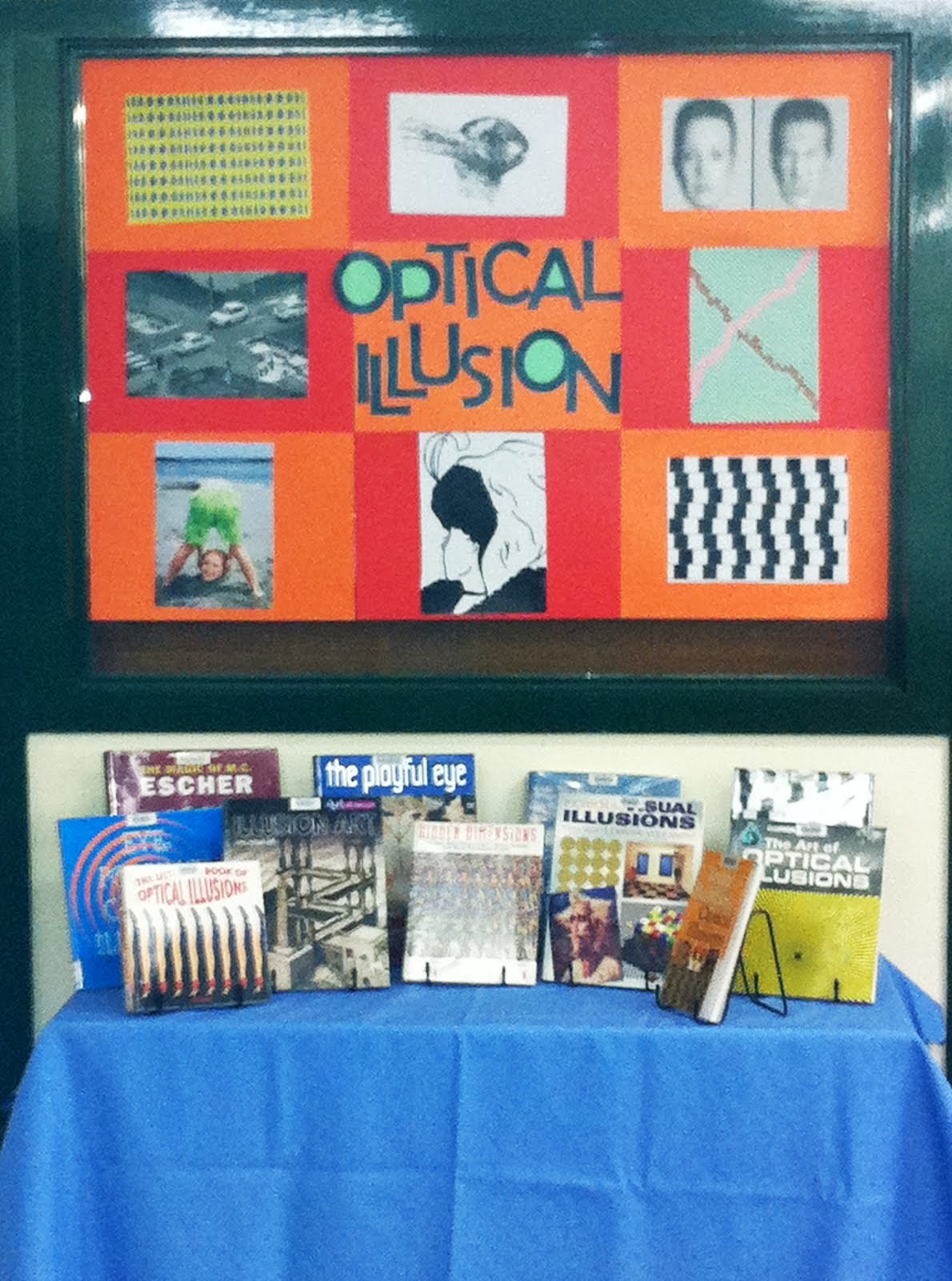 Library Displays Optical Illusions