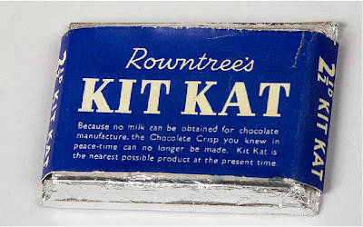 Blue Kit Kat wrapper 1942