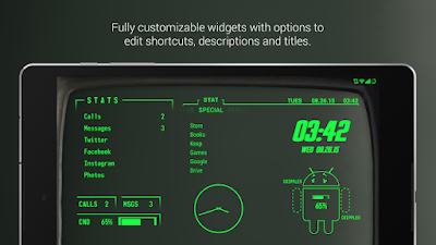 Free Download PipTec Green Icons & Live Wall v1.2.4 APK