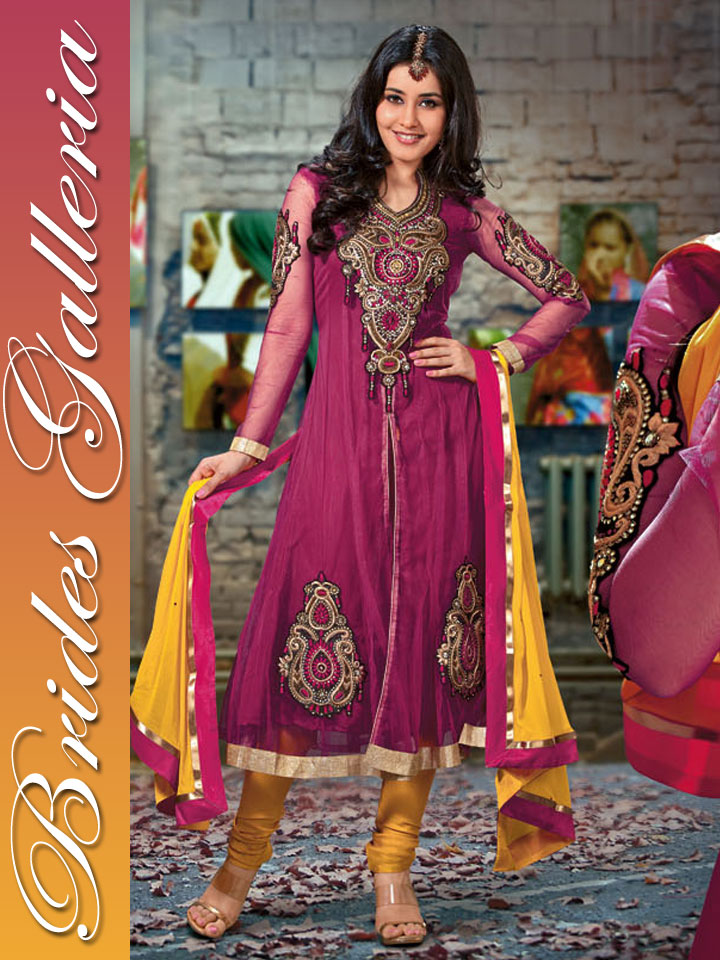 Indian Party Wear Dress Collection By Brides Galleria 2013 Fashion Photos