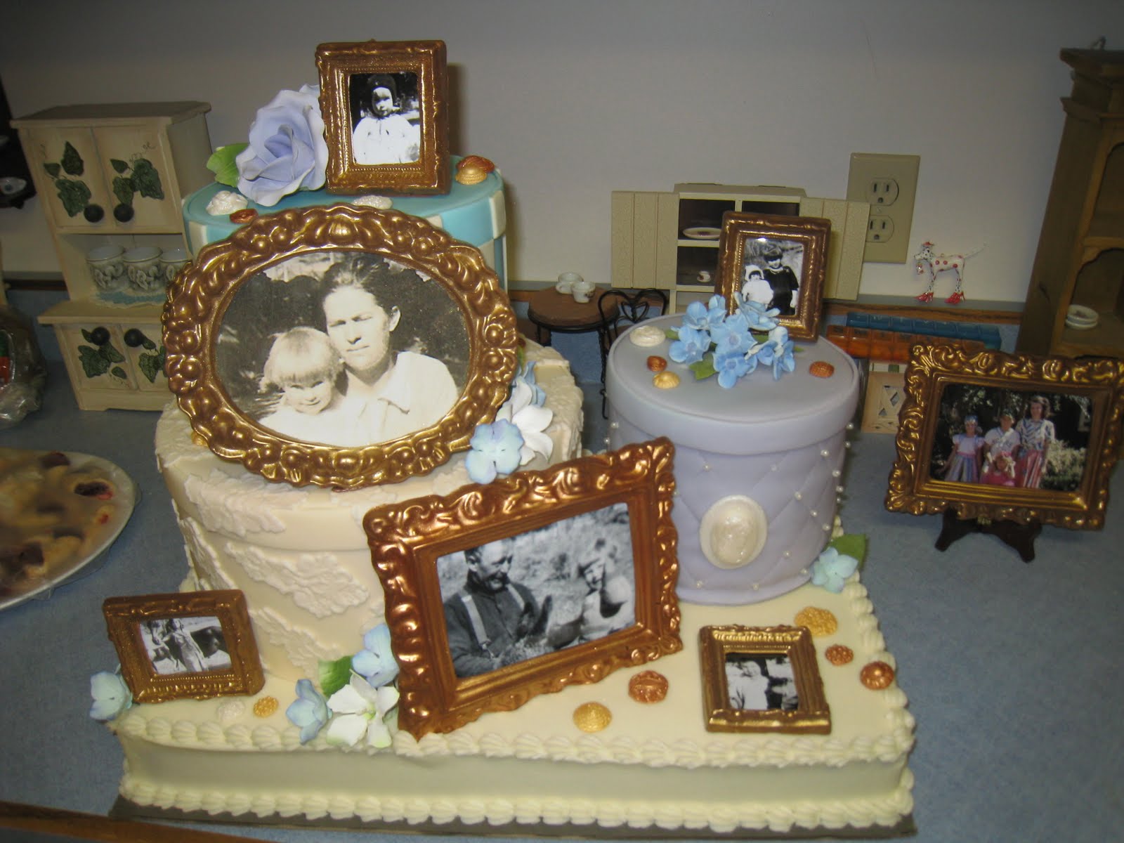 Anniversary Cake Photo Frame The Cake Boutique