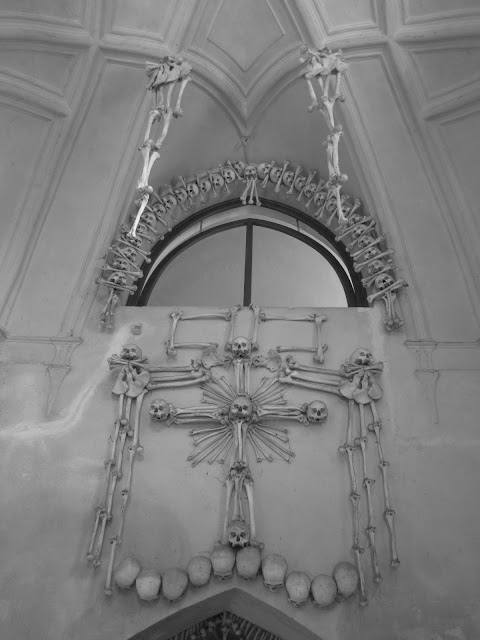 The bone church (ossuary) in Kutna Hora, Czech Republic. The bone church (ossuary) in Kutna Hora, Czech Republic.