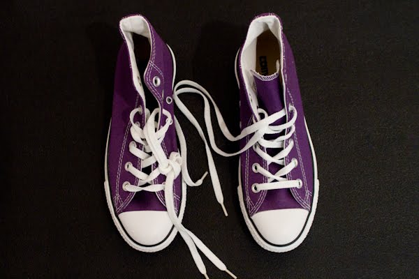 converse all star roxo