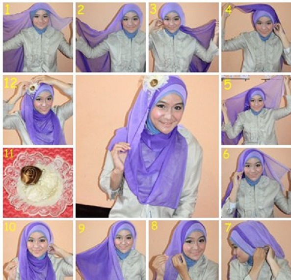 Tutorial Berhijab Menggunakan Paris | cara dan model menggunakan hijab paris terbaru 2016 Tutorial Berhijab Menggunakan Paris | cara dan model menggunakan hijab paris terbaru 2016