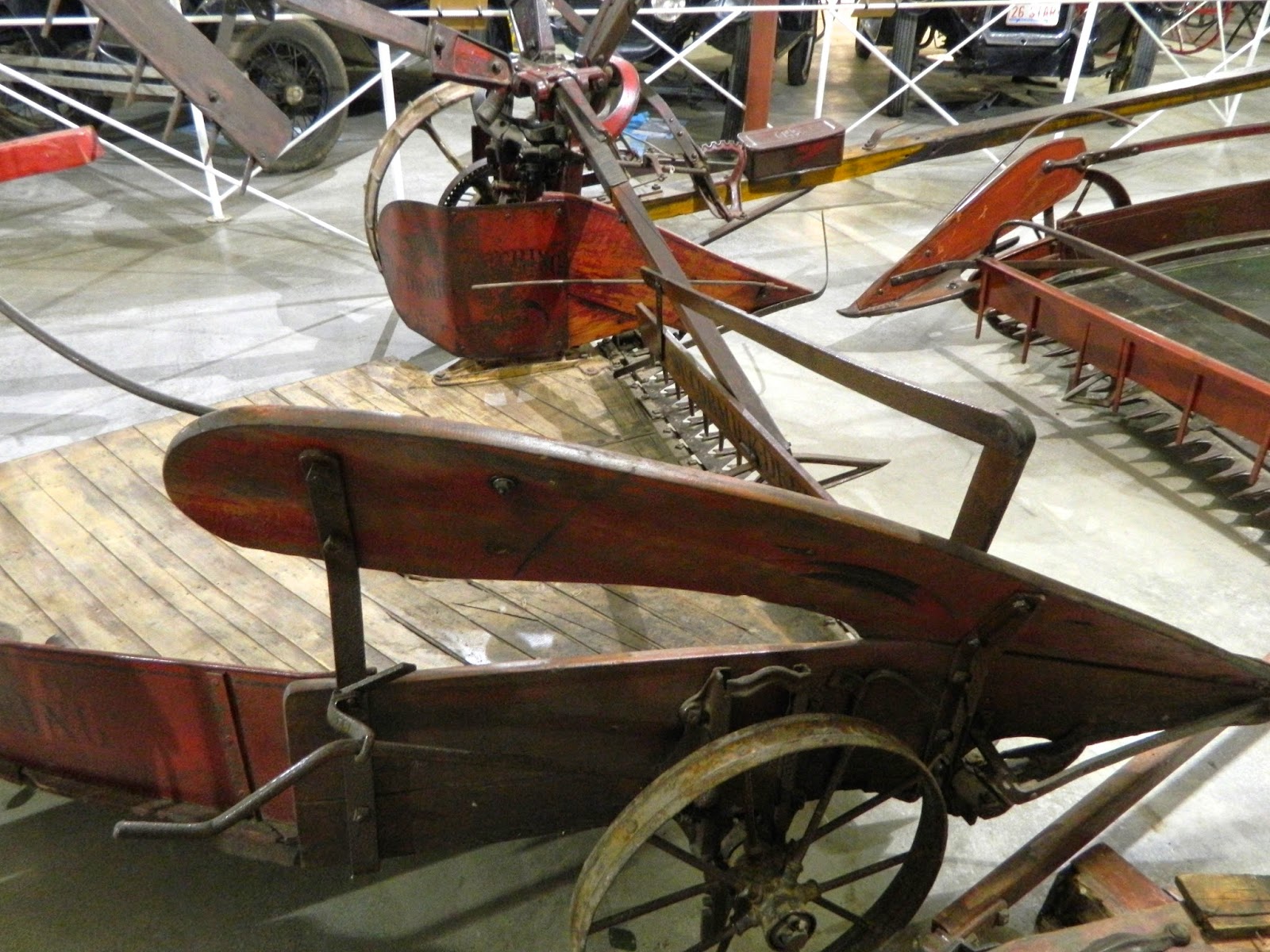 Stuhr Museum of the Prairie Pioneer's Harvesting Implements c. 1920s