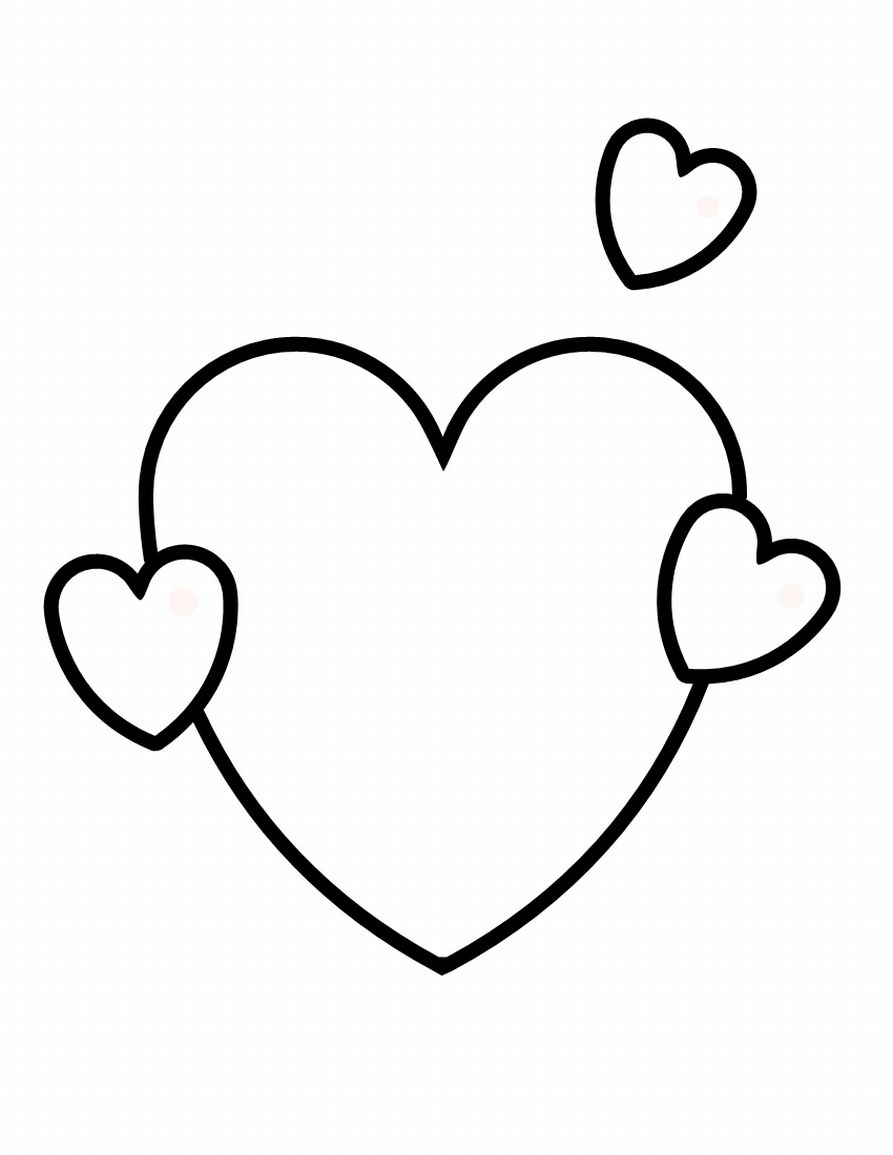 desenho de coração