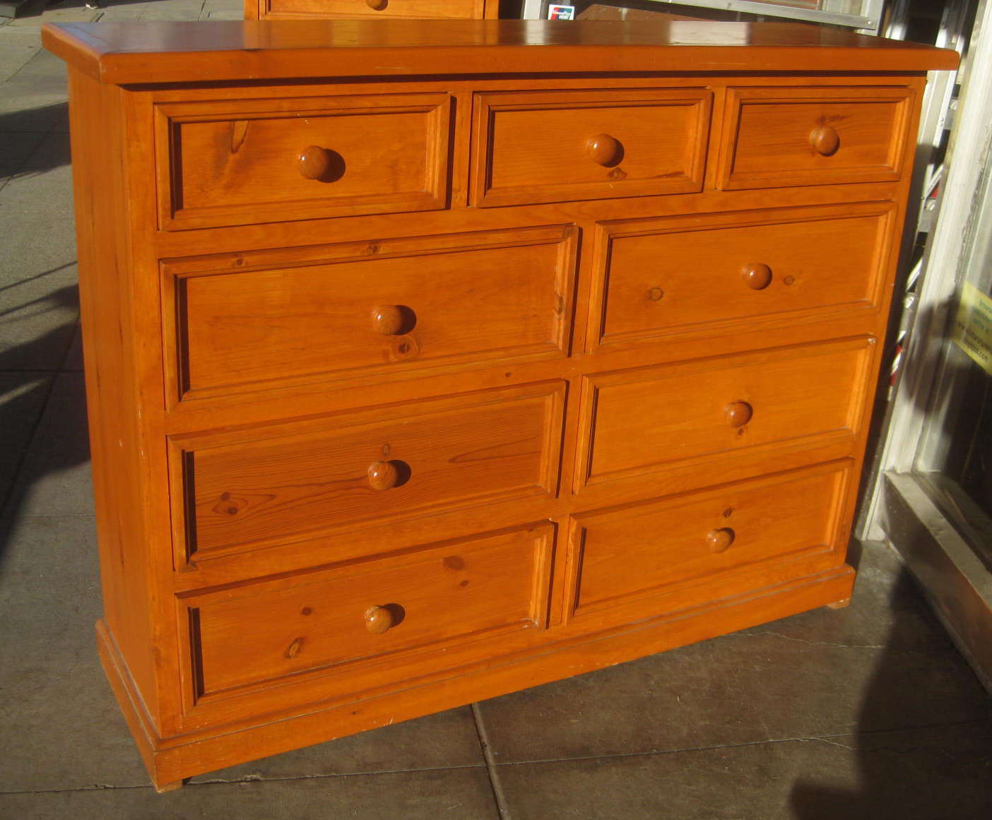 Uhuru Furniture Collectibles Sold Knotty Pine Dresser 225