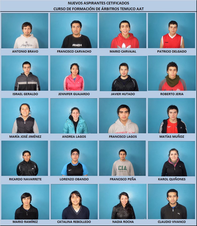 Árbitros de Basquetbol Temuco
