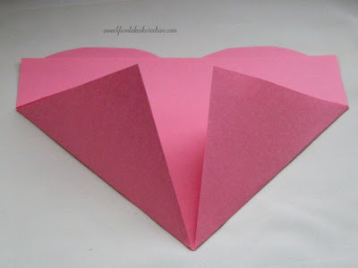 how to fold a paper heart tutorial