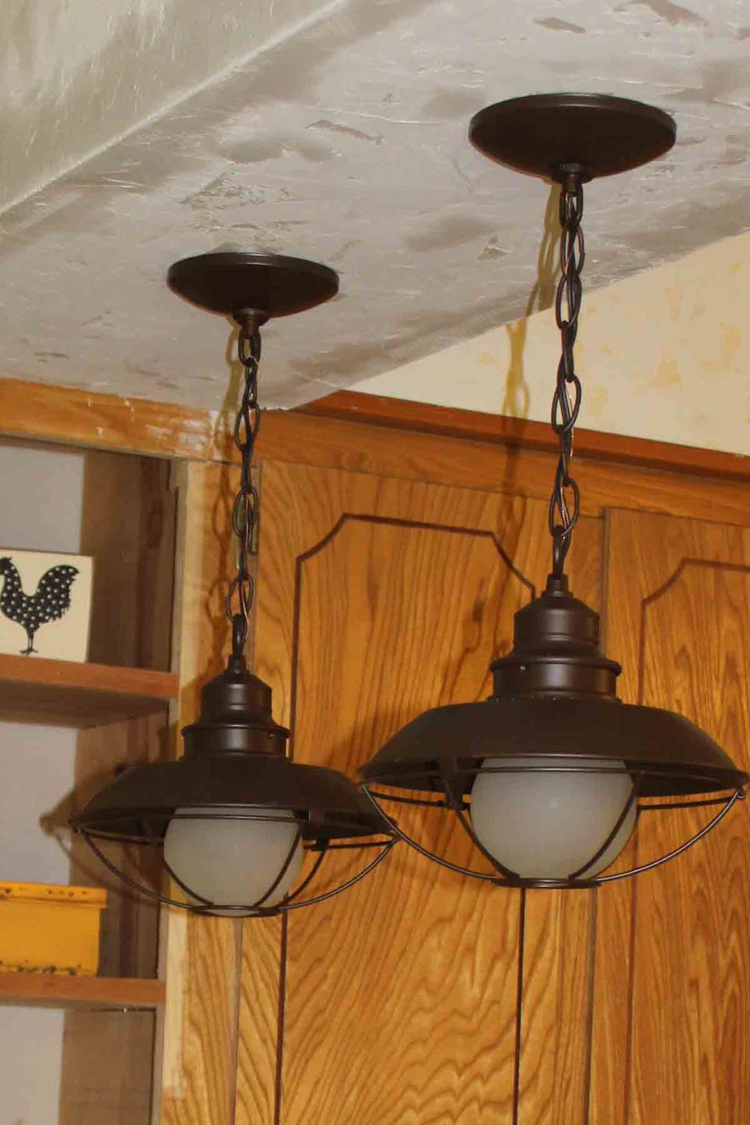 galvanized tub light black barn pendant light