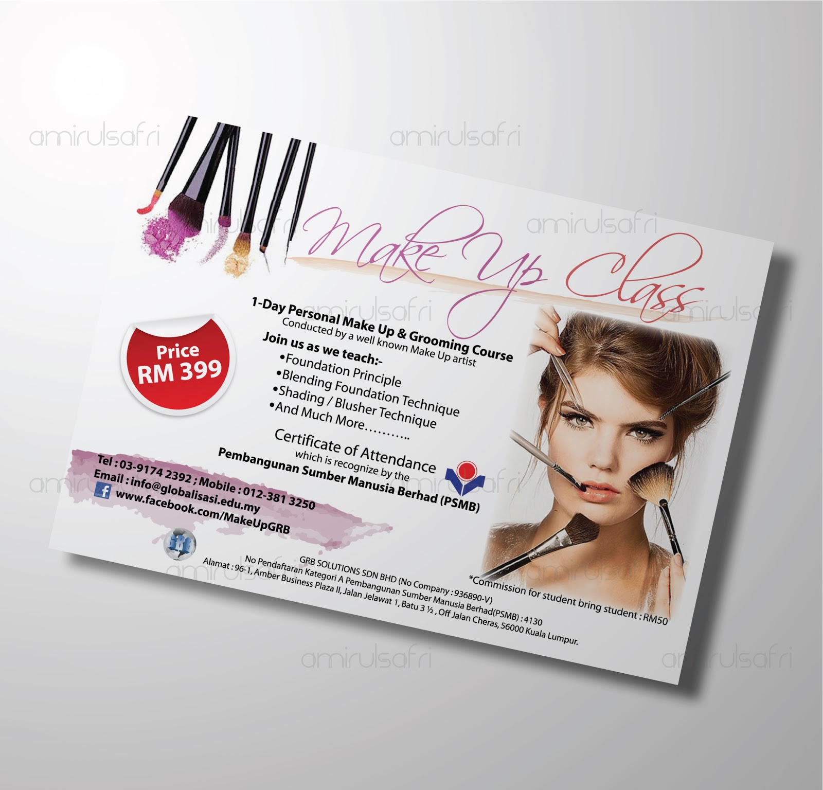 Flyers Make Up Class amirulsafri
