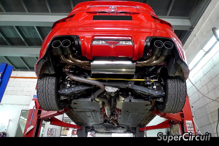 SUPERCIRCUIT Exhaust Pro Shop Toyota 86 Axle Back Exhaust System