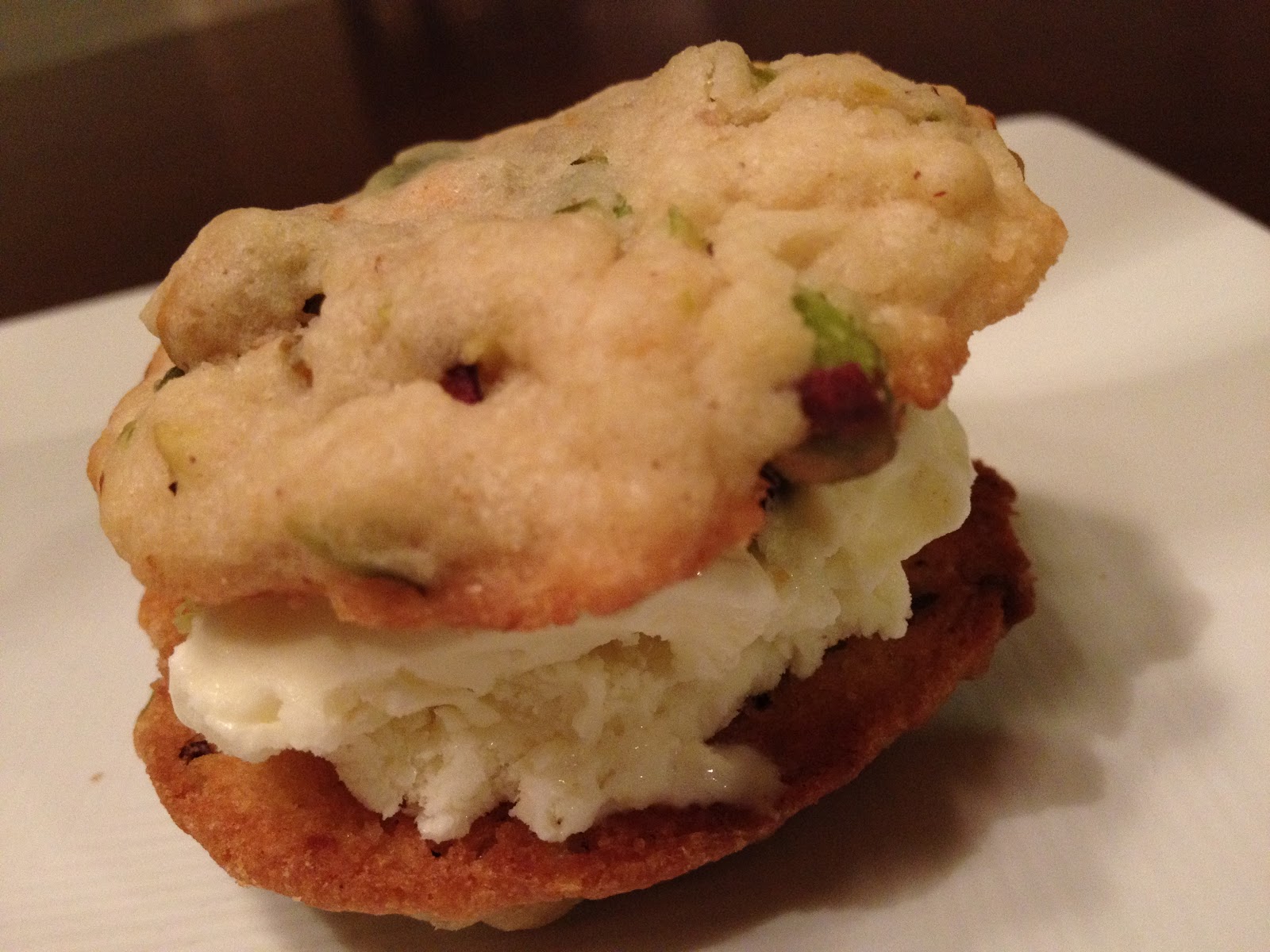 My Mess Their Kitchen The Pistachio Ice Cream Sandwich