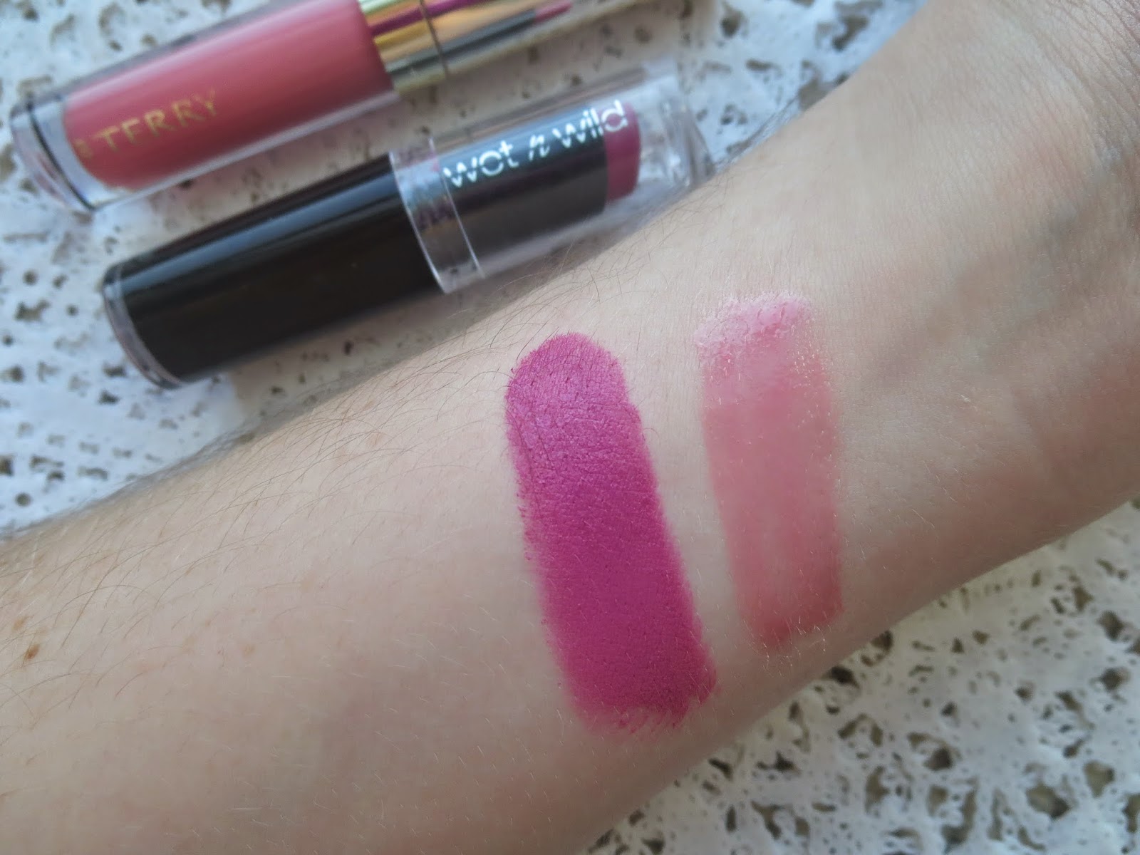 a picture of Wet n Wild Mauve Outta Here, By Terry lipgloss (swatch)