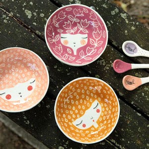 Ma Bicyclette - Buy Handmade - Ceramics - Marinski Handmades - Set of 3