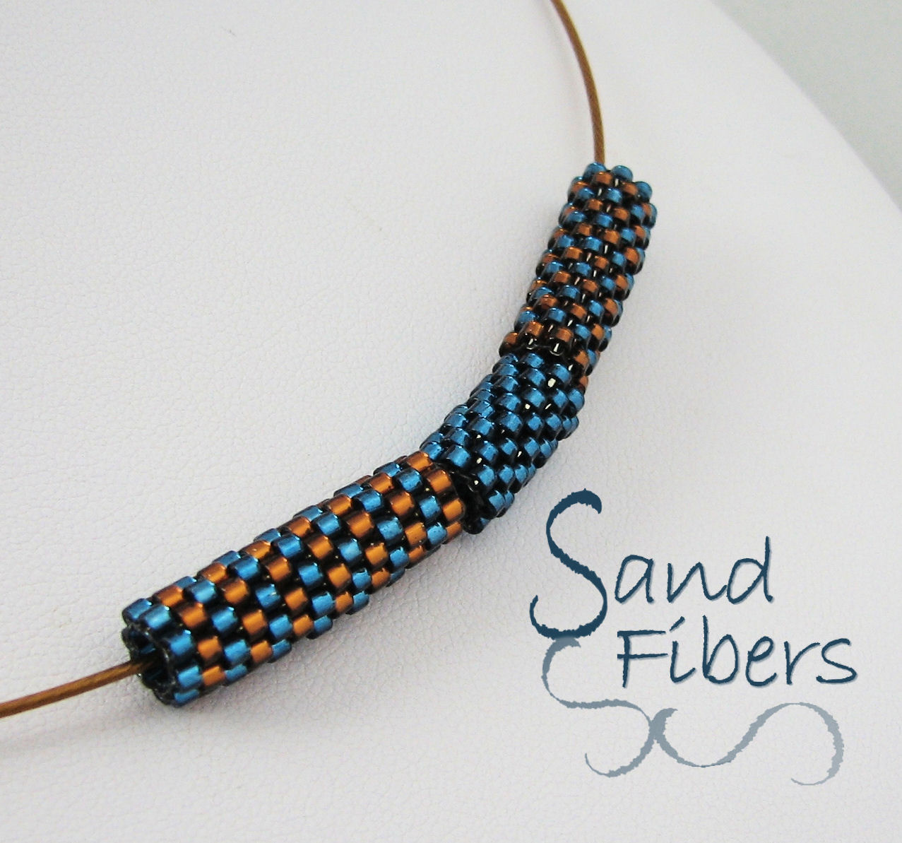 Sand Fibers Photo Tutorial for Beaded Peyote Tube