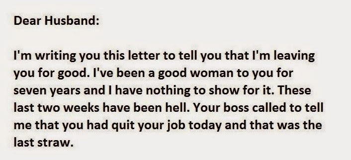 this must be the best divorce letter ever old discussions divorce letter