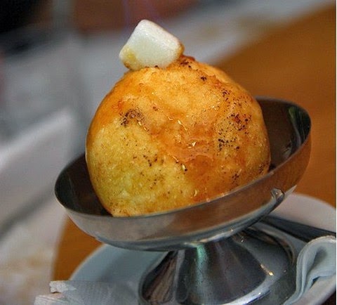 Fried Ice Cream With Cinnamon Dip