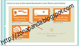 Merge facebook picture and cover