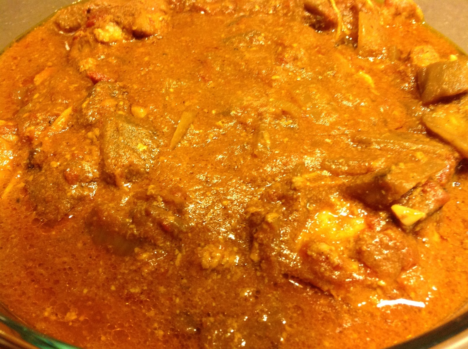 Don't Worry, Live Healthy Chicken and Eggplant Curry