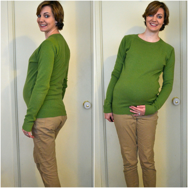 Maternity Sweater Refashion Heather Handmade
