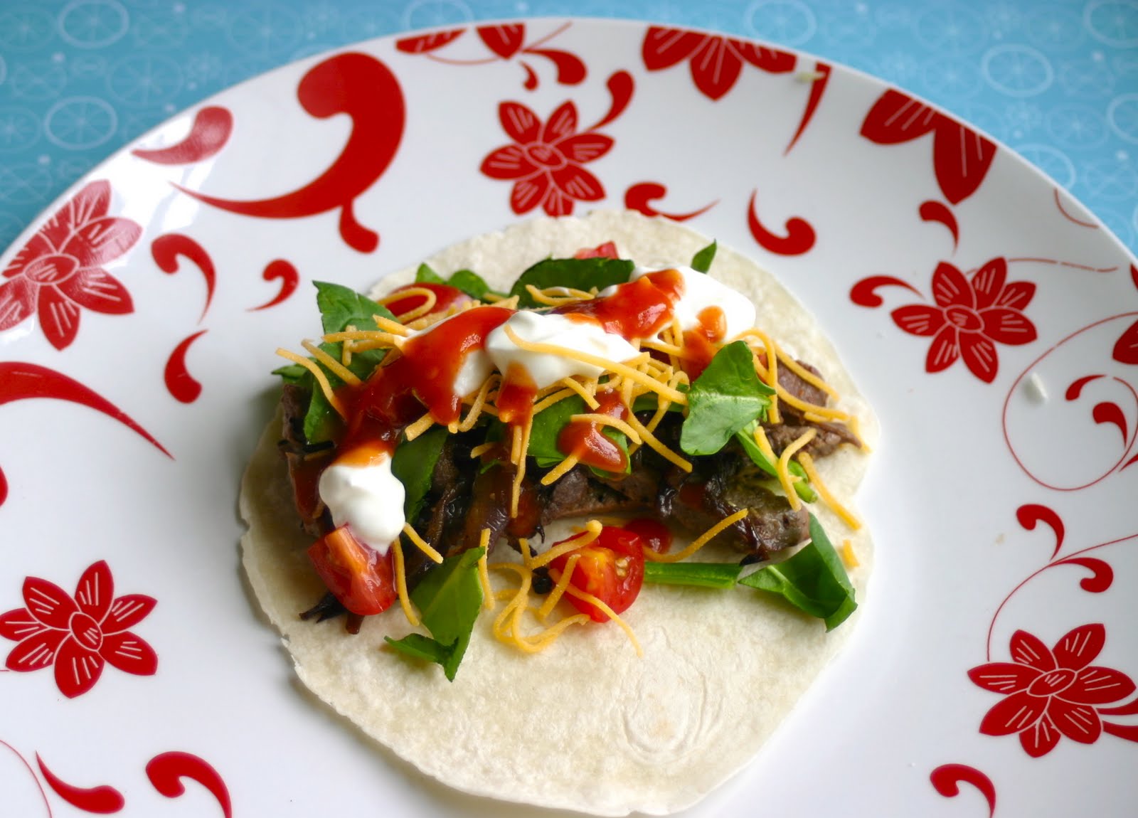 My Retro Kitchen Steak Fajitas
