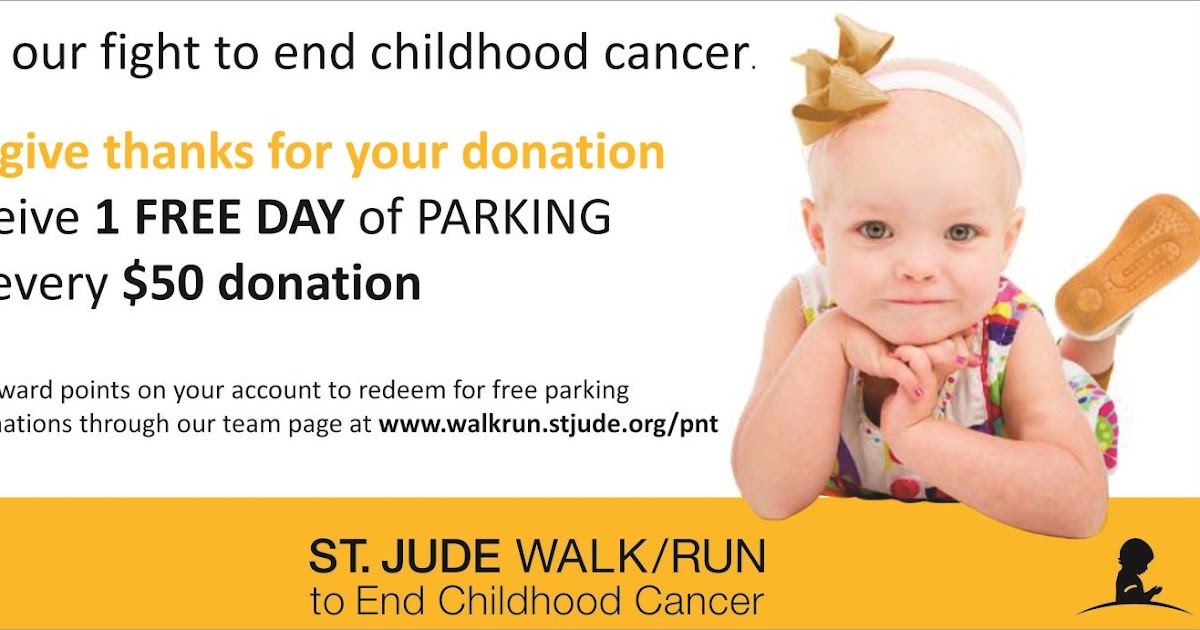 Park'N Ticket Blog Free Parking with St. Jude Donation!