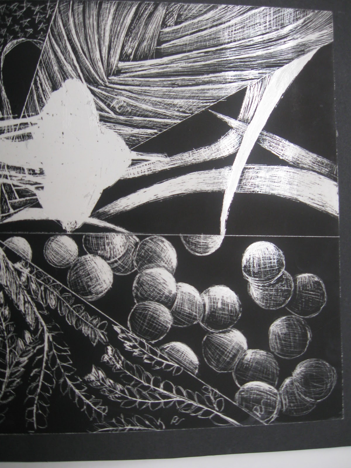 My Art Classroom Zentangle Negative Space Scratchboard