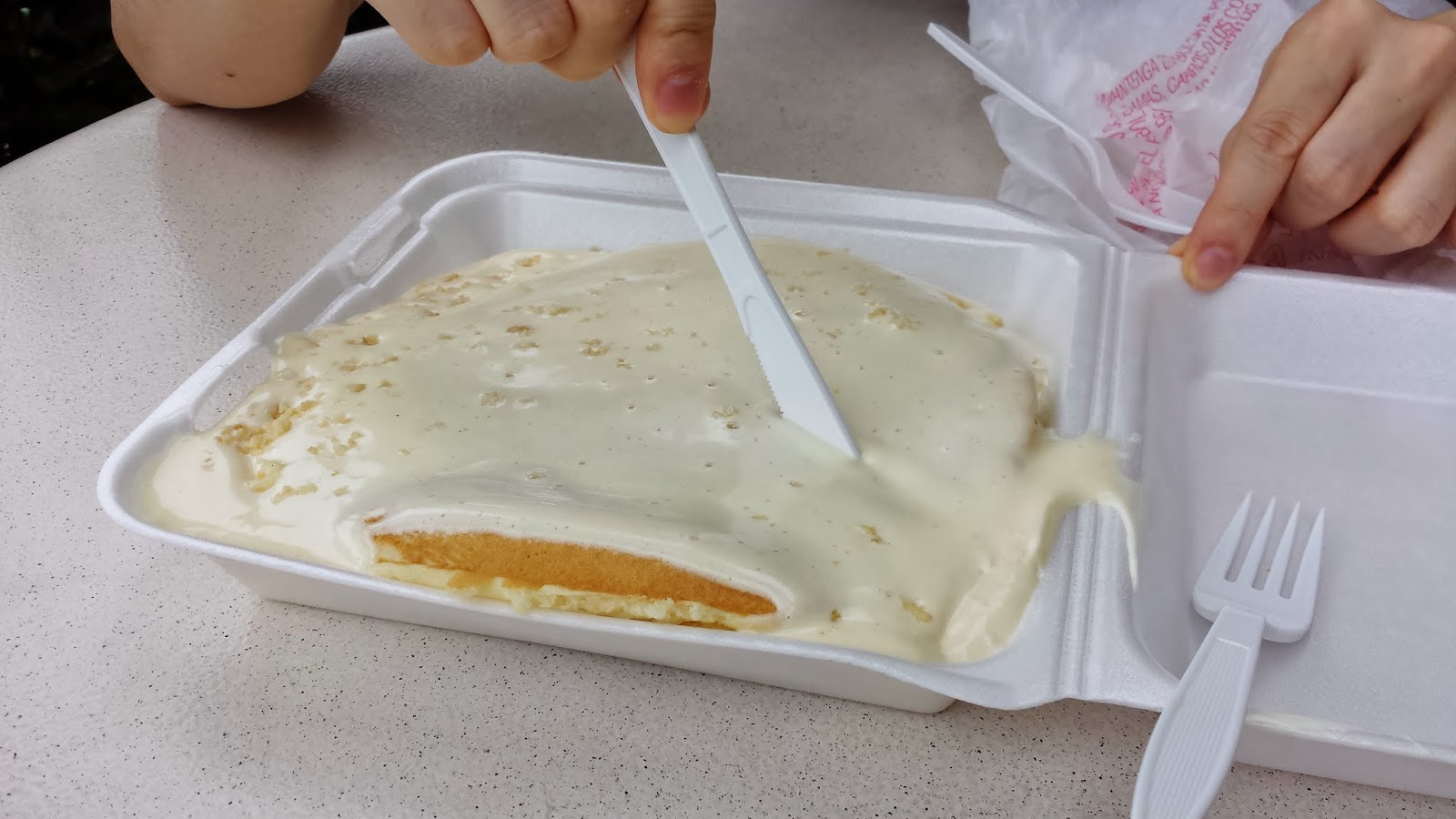 Banana macadamia nut pancakes. Photo: Just J