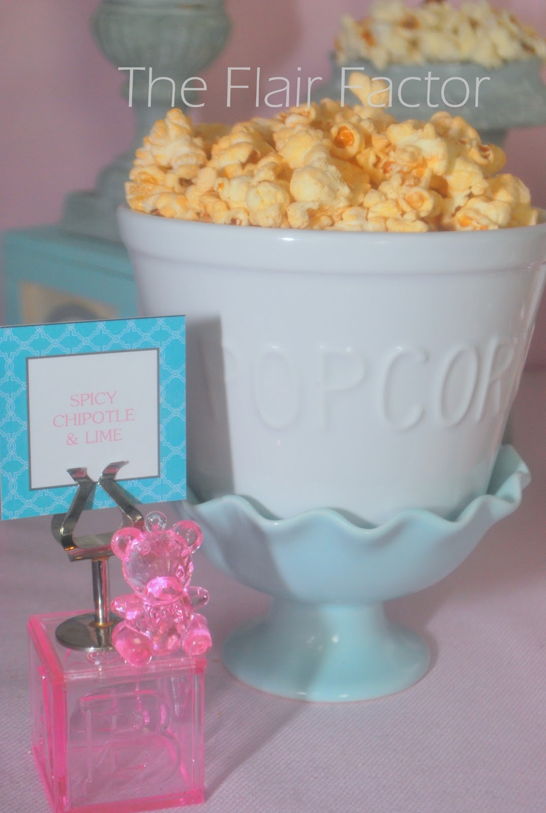 Fête Fanatic Baby Shower Popcorn Buffet
