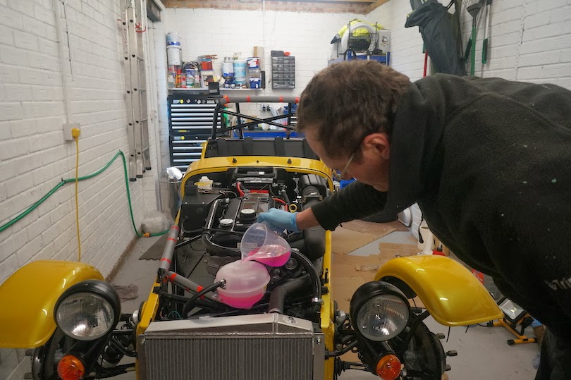 Caterham Capers Day 28 Coolant Engine Oil Rubber Floor Mats