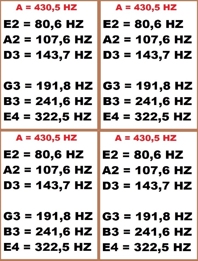 tornadojack A = 430,5 HZ TUNING GUITAR / AFINACION GUITARRA derivado