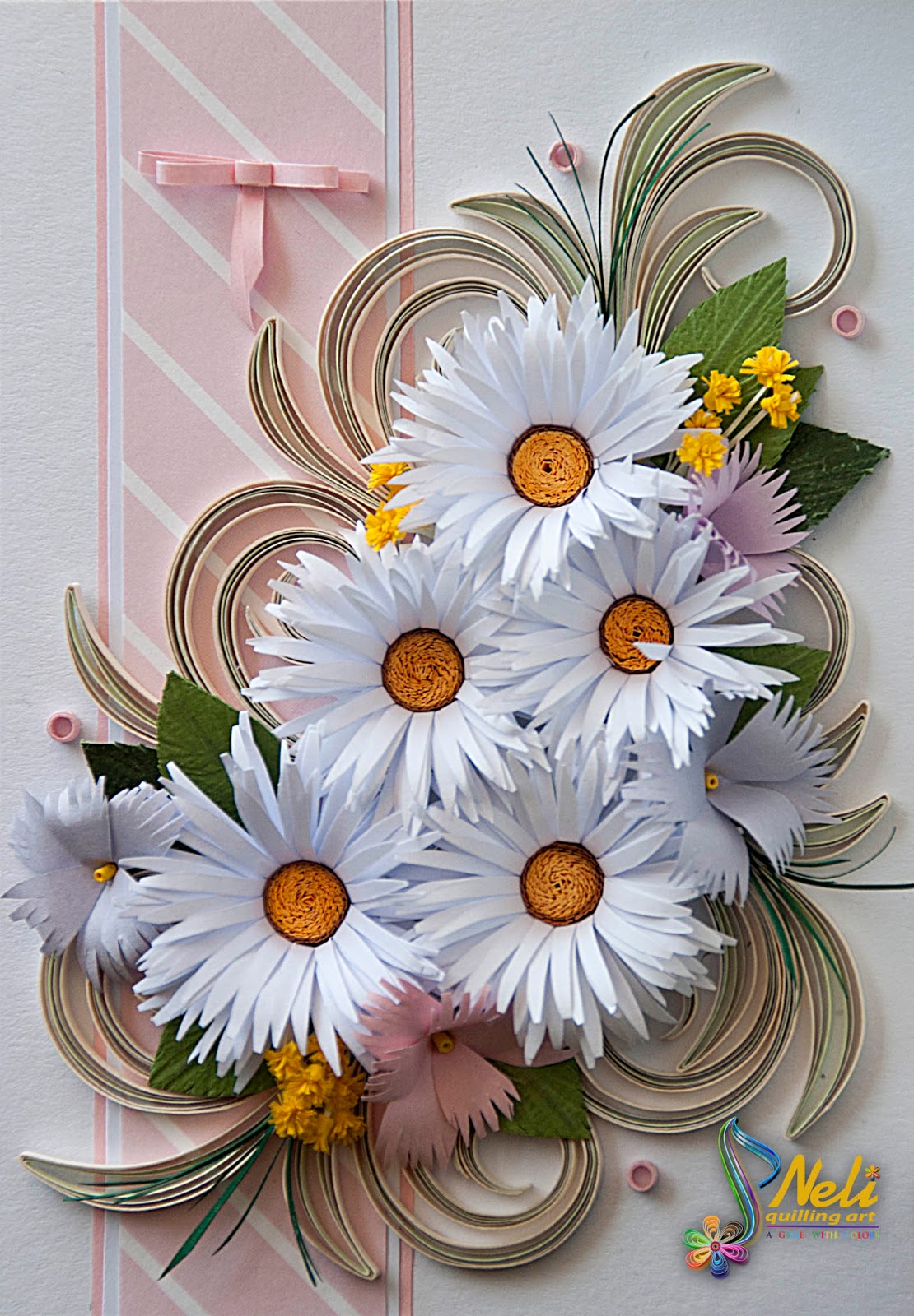 Neli Quilling Art Daisies