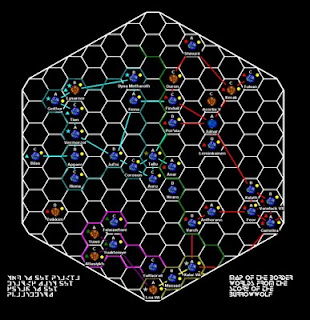 Map of the Border Worlds