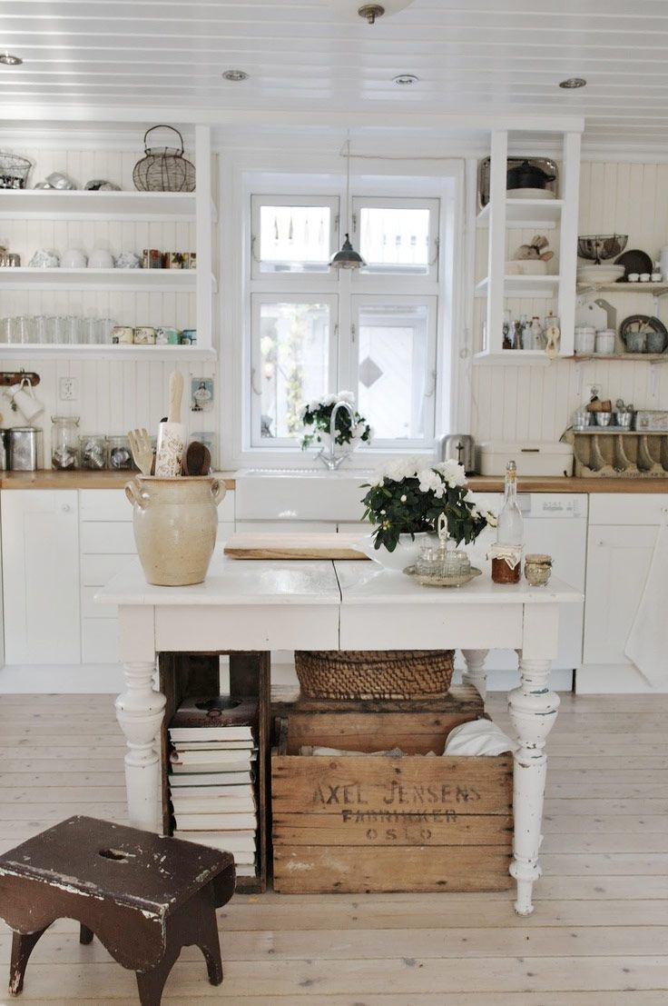 White Vintage Beach Cottage Coastal Style Bloglovin’