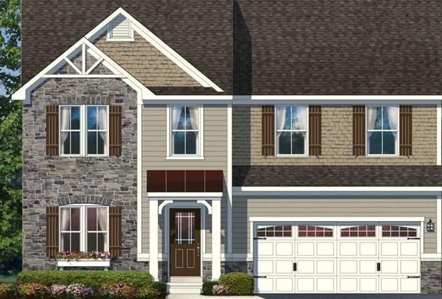 elevation l bucks county stone pebble clay and sandy tan siding dark brown shutters outer space blue door white trim - Clay Siding Pictures Of Houses elevation l bucks county stone pebble clay and sandy tan siding dark brown shutters outer space blue door white trim - Clay Siding Pictures Of Houses