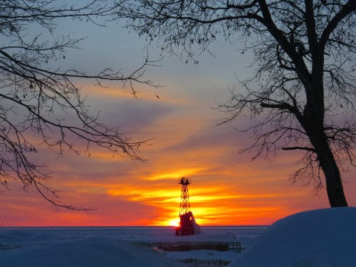 sunset Pentwater