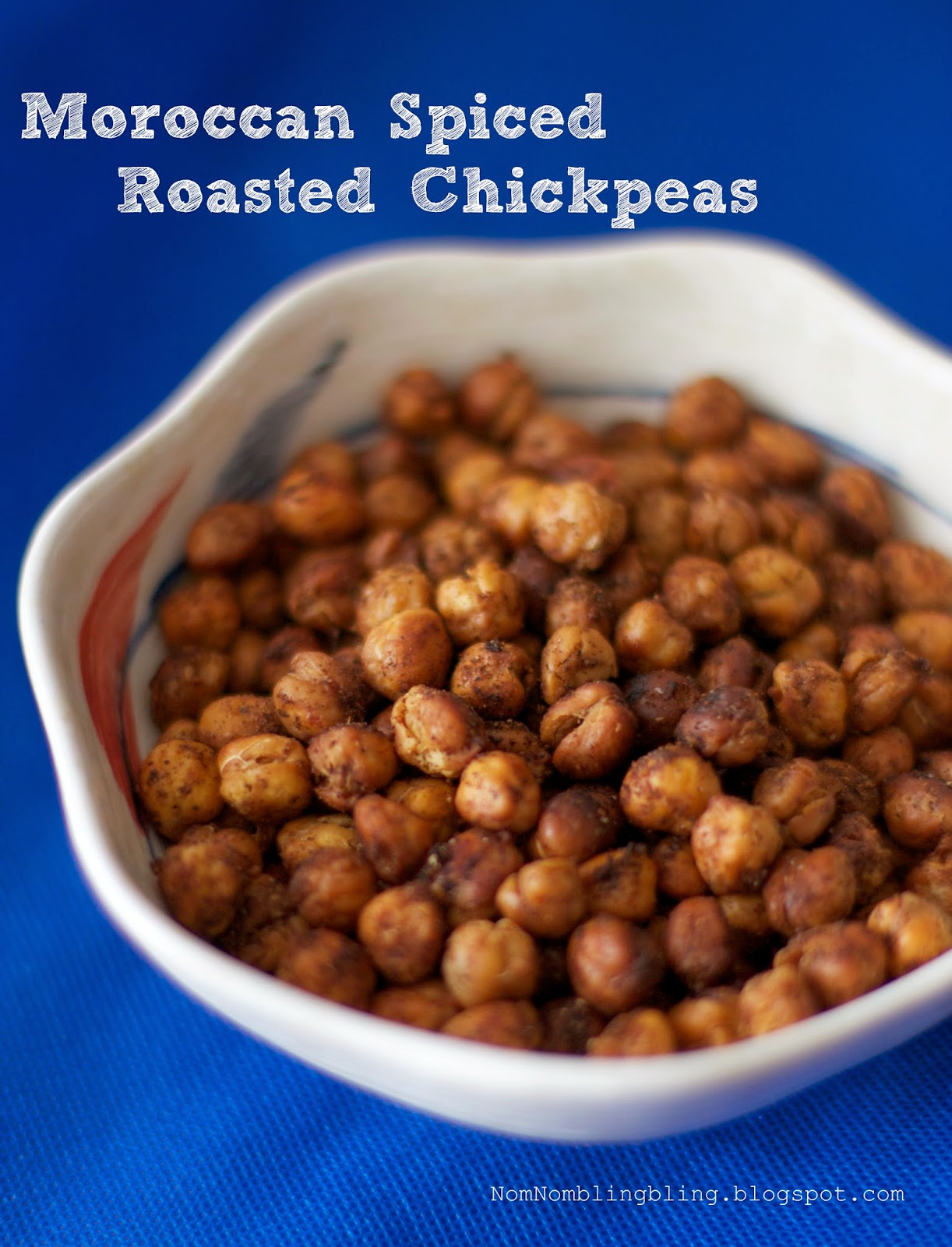 NomNomBlingBling NomNom Moroccan Spiced Roasted Chickpeas