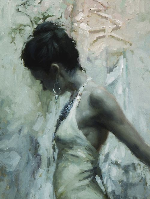 Jeremy Mann oil paintings beautiful women Jeremy Mann oil paintings beautiful women