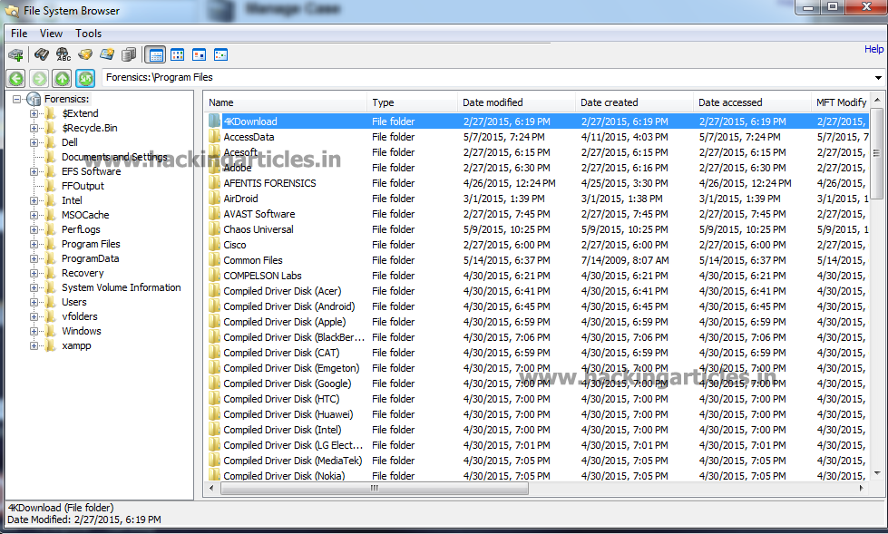 Forensics Investigation of Evidence RAW Image using OS ...