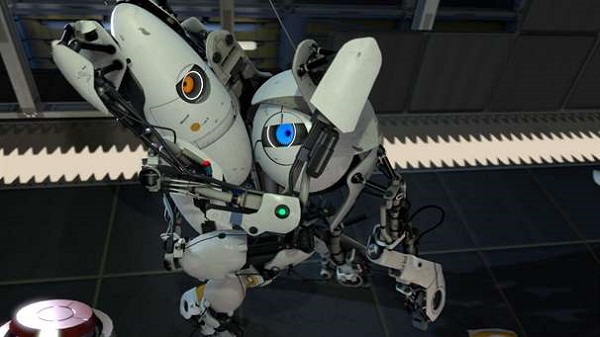 The first Portal was a classic portal 2 glados voice. The first Portal was a classic
