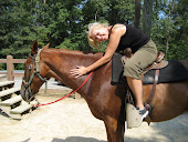 Me on my horse for the day