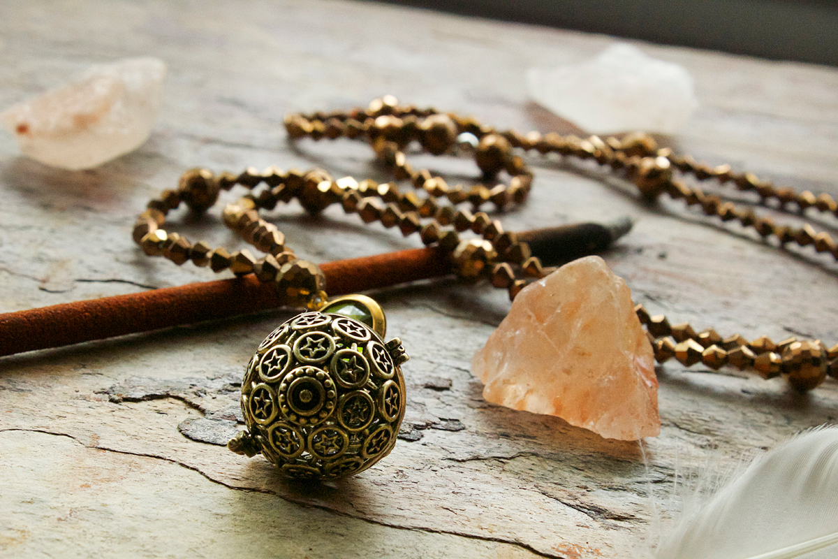 Treasure Chest bohemian beaded necklaces by Allison Beth Cooling