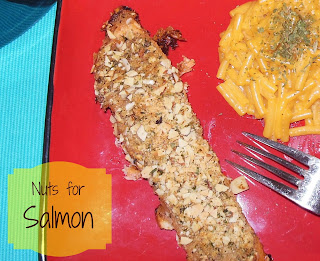 Baked Salmon, Salmon with nuts, 