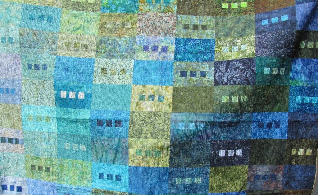 Enchanted Quilters of Lopez Island Healing Waters Raffle Quilt
