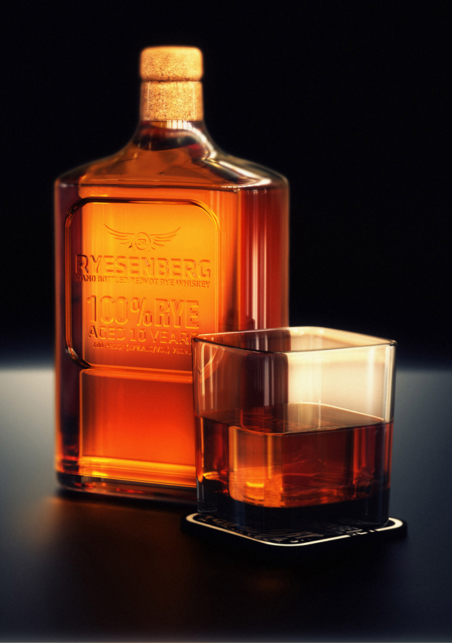 Ryesenberg Whiskey (Concept) on Packaging of the World - Creative
