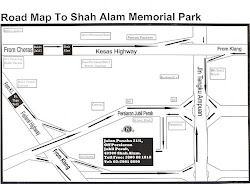 Map to Nirvana Memorial Park Shah Alam