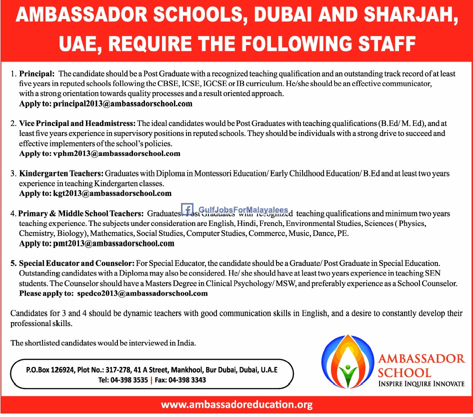 Teacher Vacancy In Sharjah Schools Great Teacher 2017 Teacher Vacancy In Sharjah Schools Great Teacher 2017