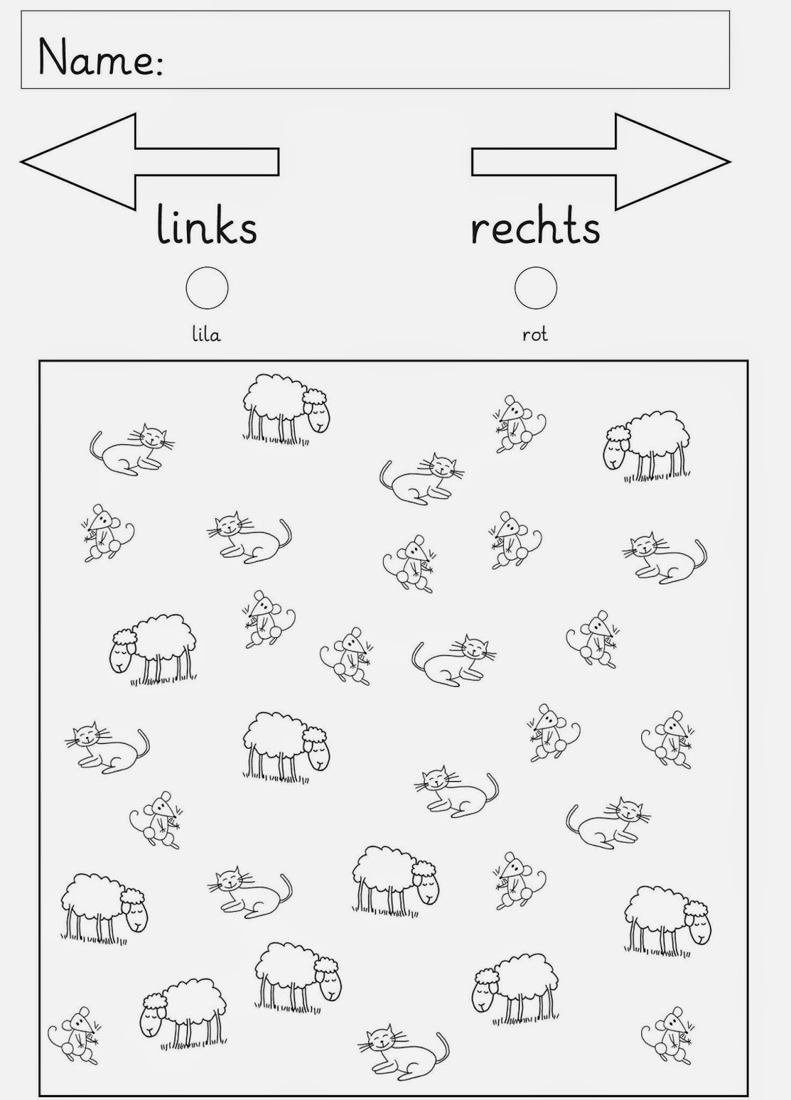 Lernstübchen weiter gehen wird es mit rechts und links