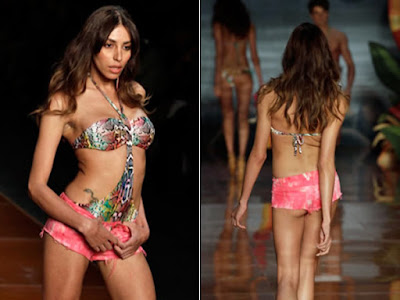 Transexual Lea T. no desfile Fashion Rio